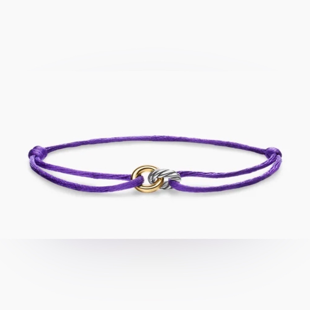 David Yurman Purple and Gold Bracelet